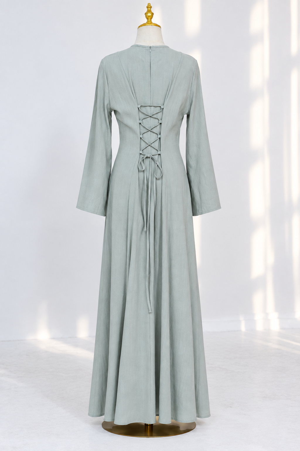 THE ELARA DRESS - SOFT SAGE
