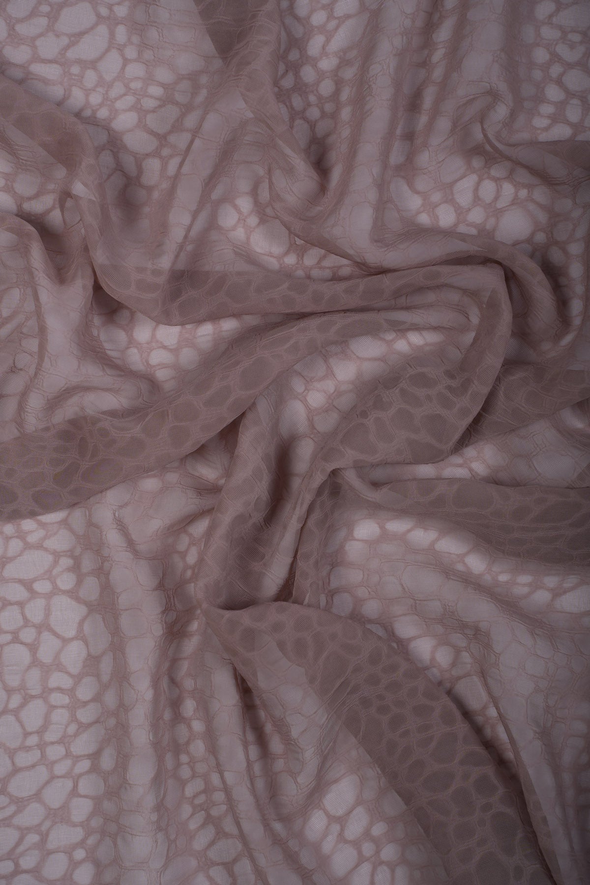 Beige Cream Luxe Texture Chiffon Hijab