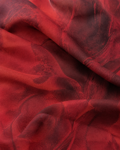 RED MARBLE PRINTED MODAL