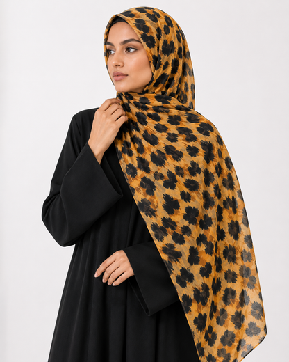 GOLDEN LEAPORD HIJAB
