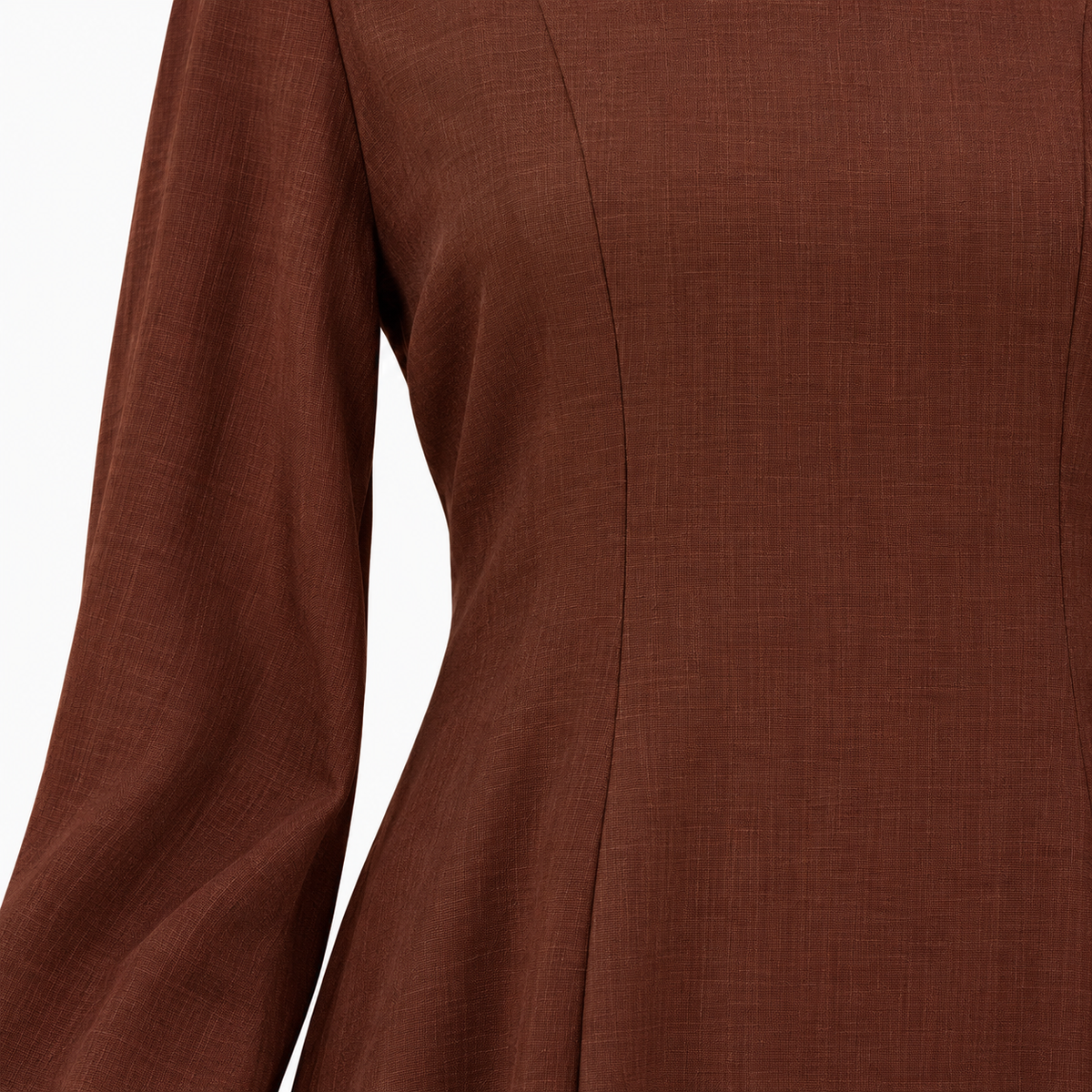 THE ELARA DRESS - BROWN
