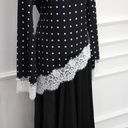 BLACK POLKA DOT
