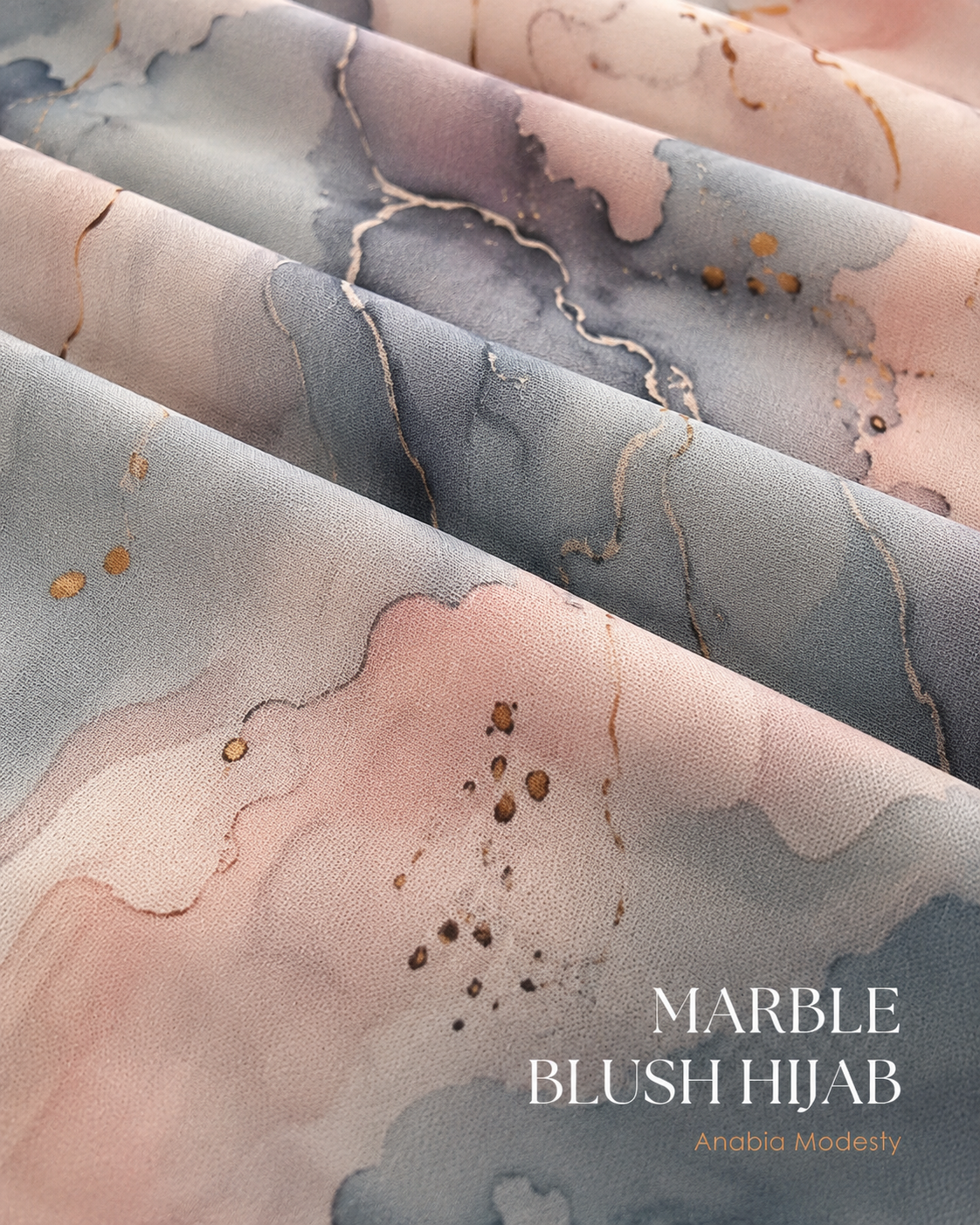 MARBLE BLUSH HIJAB