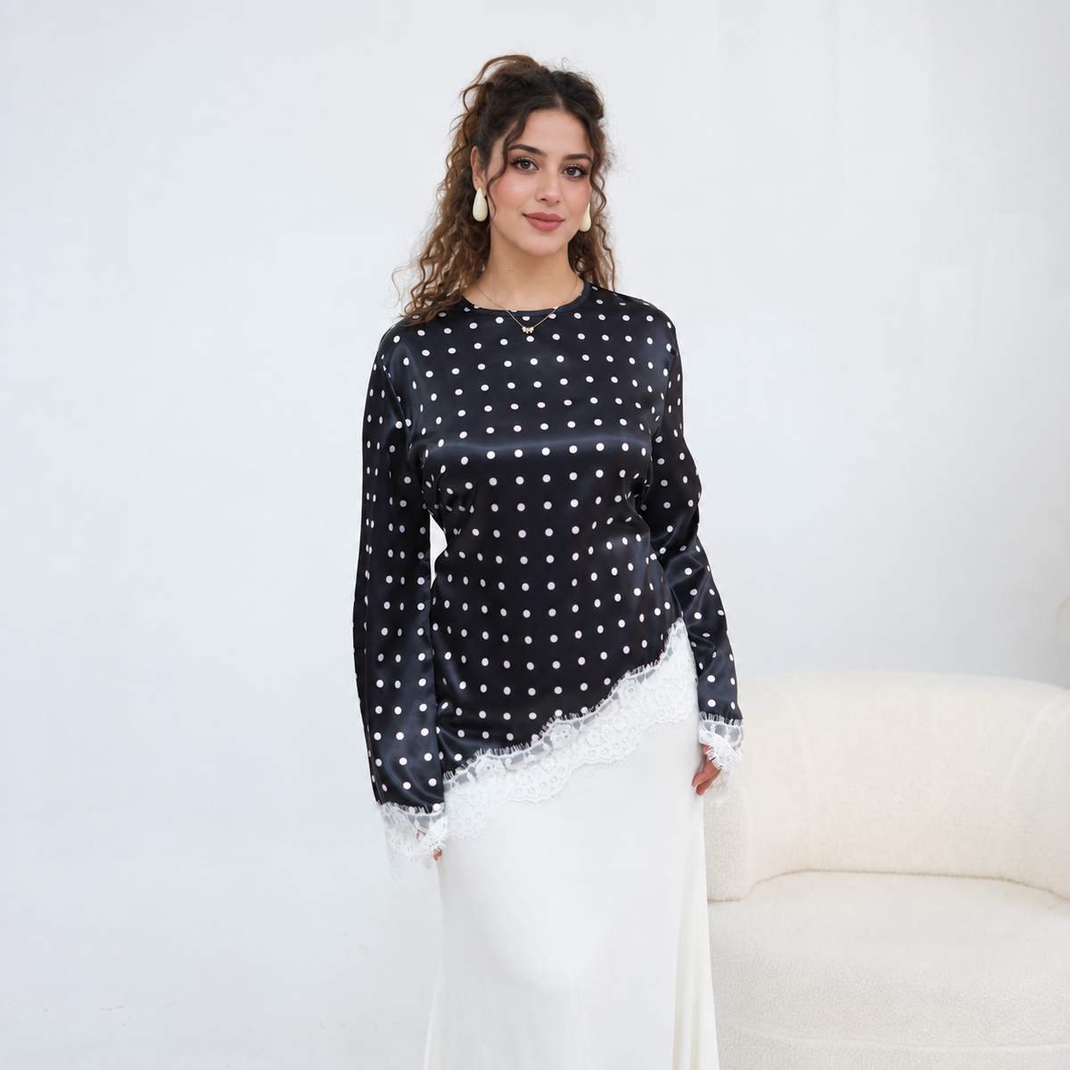 BLACK POLKA DOT