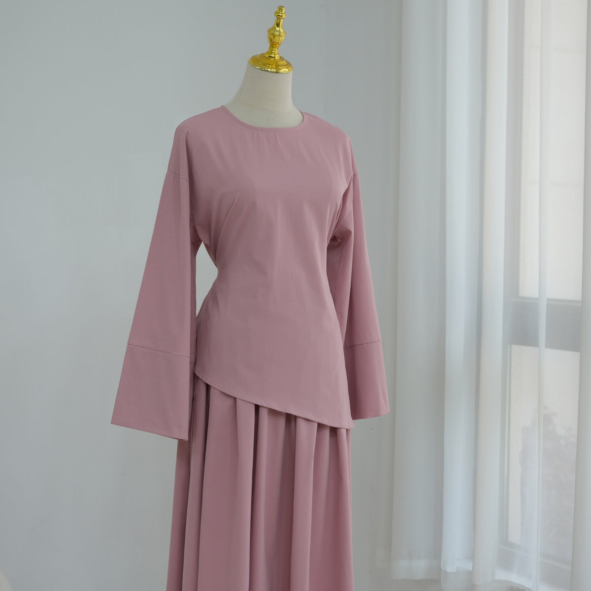 NOURA PINK SKIRT SET