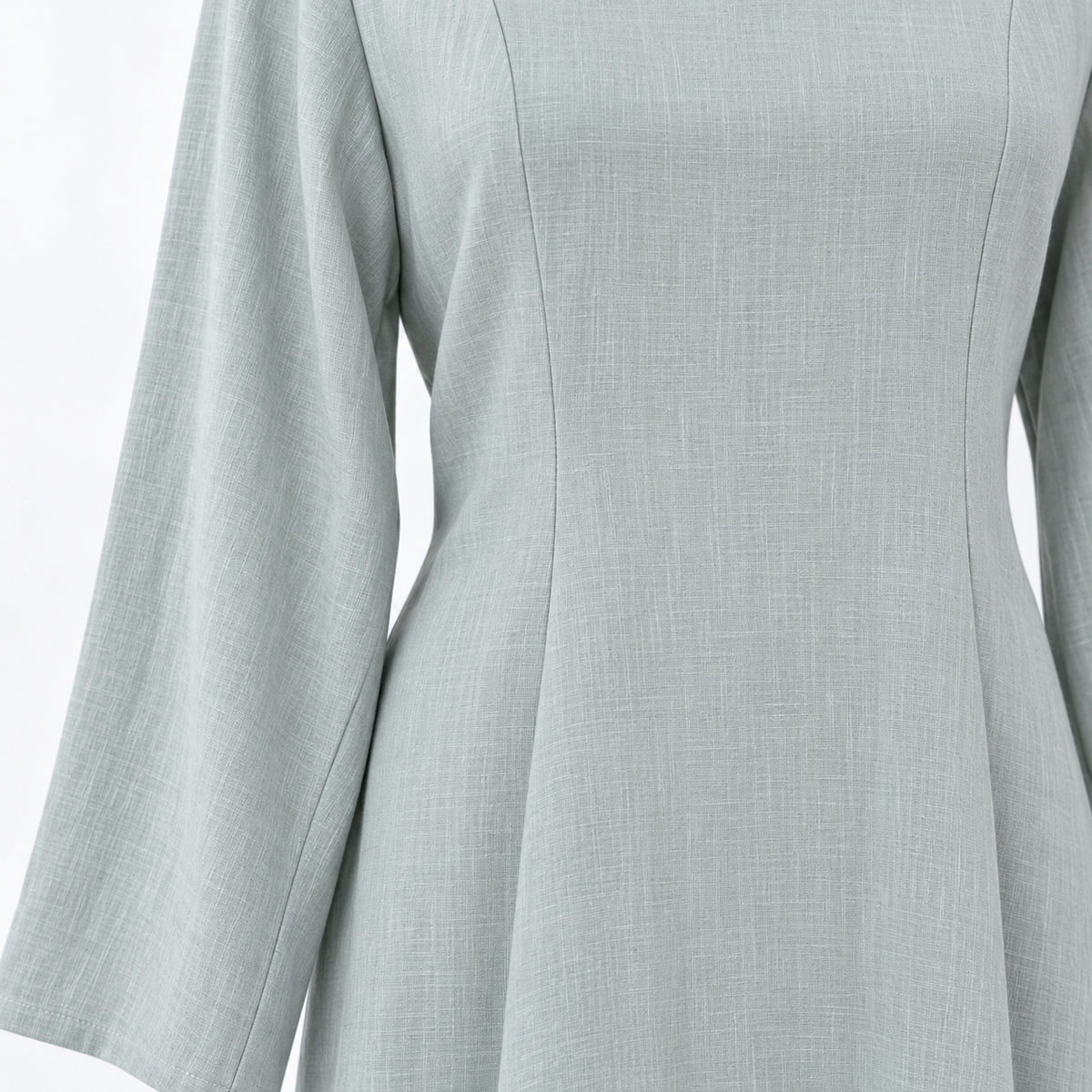 THE ELARA DRESS - SOFT SAGE