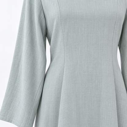 THE ELARA DRESS - SOFT SAGE