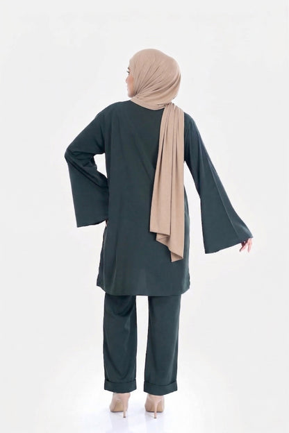 The Arisa Olive Green Co-ord Set