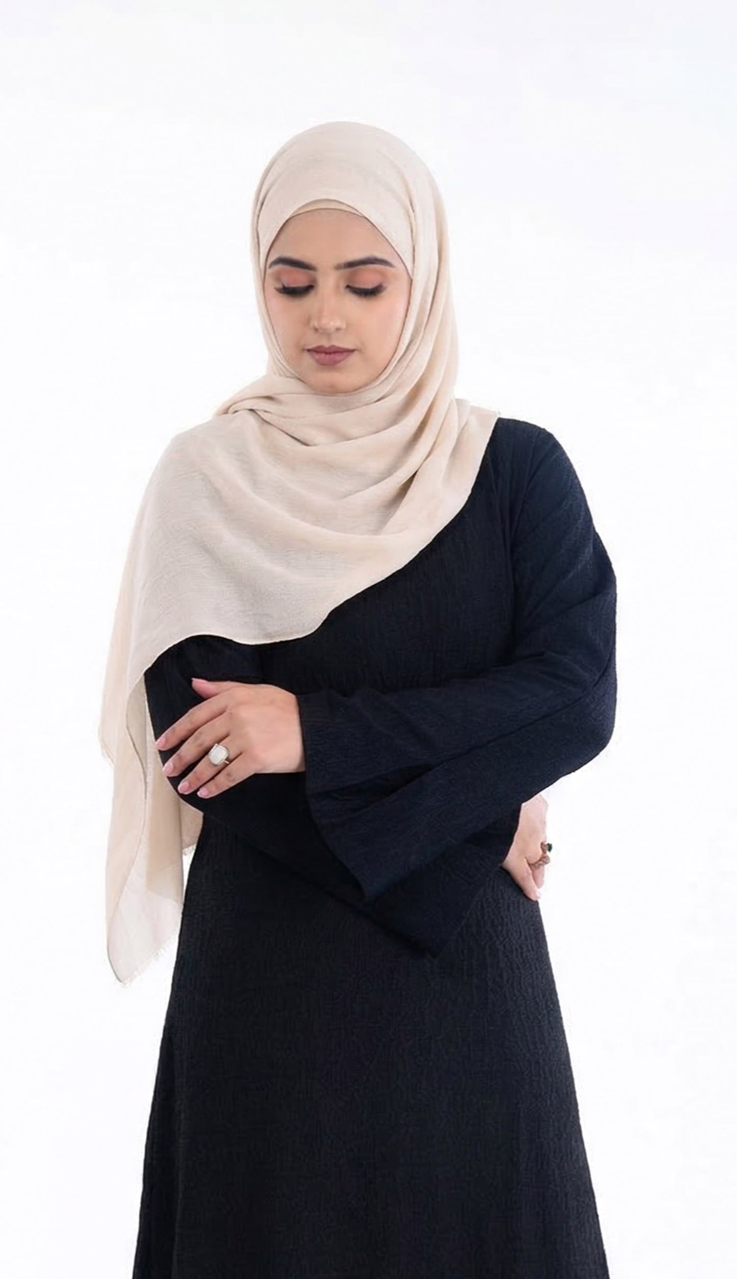 Roselle Black Modest Dress