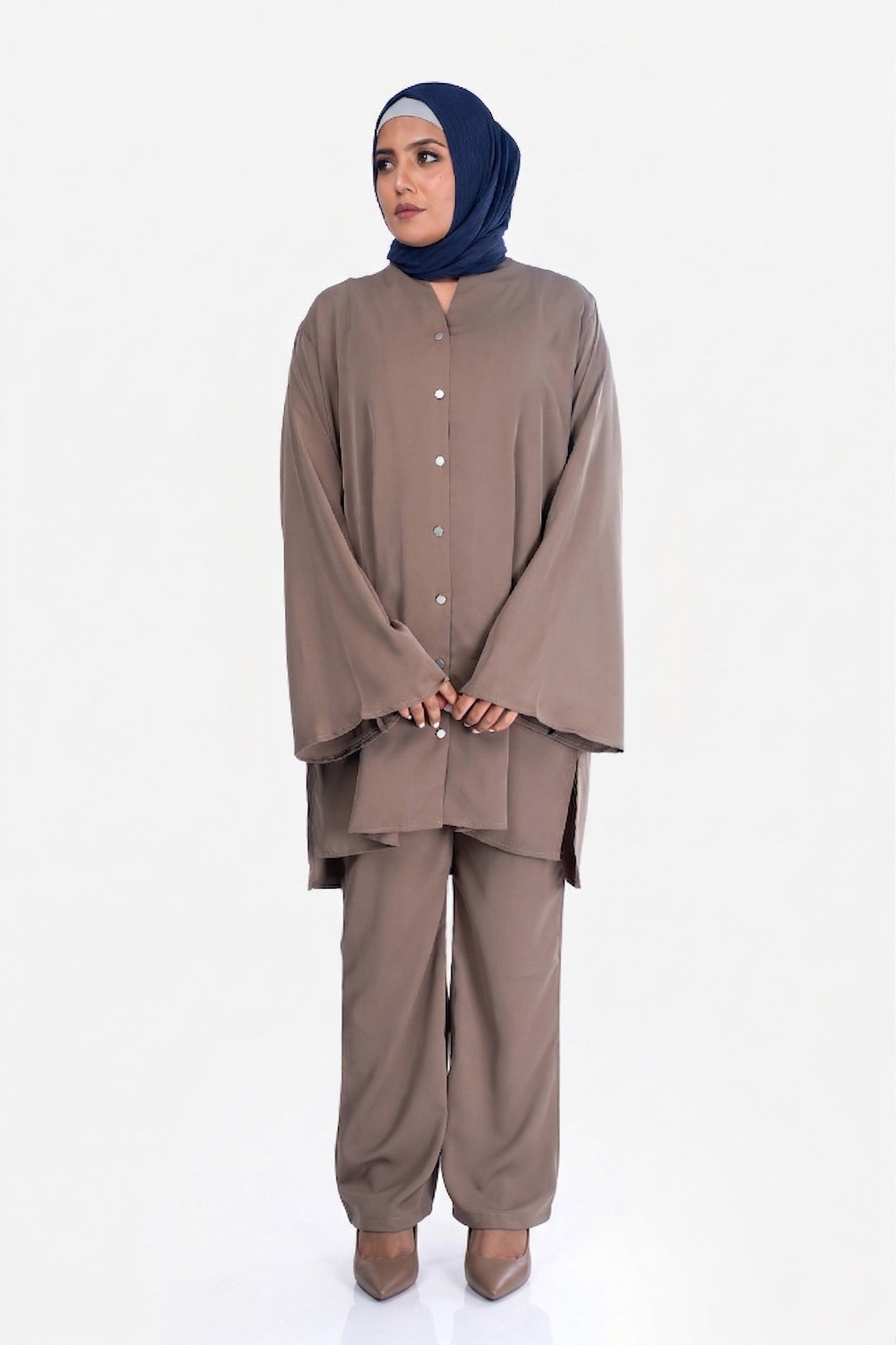 The Arisa Dusty Taupe Co-ord Set