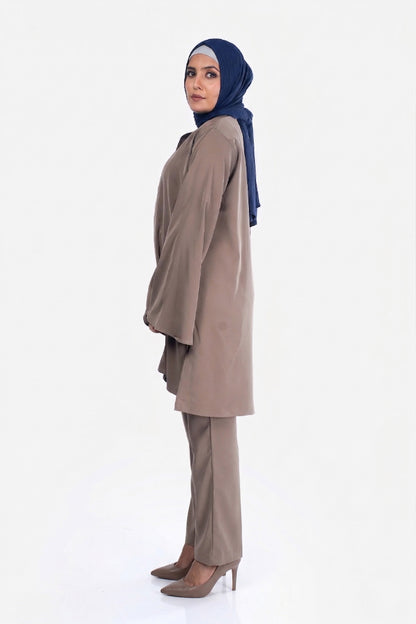 The Arisa Dusty Taupe Co-ord Set