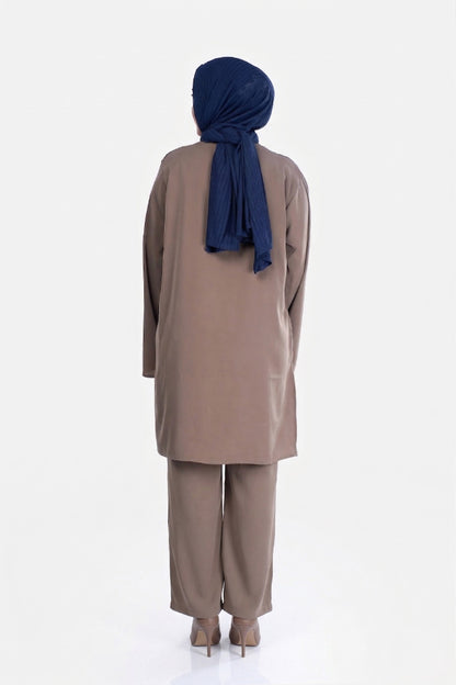 The Arisa Dusty Taupe Co-ord Set