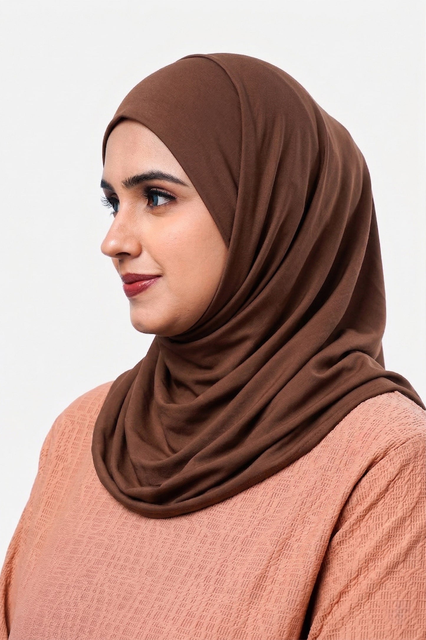Roselle Rust Orange Modest Dress