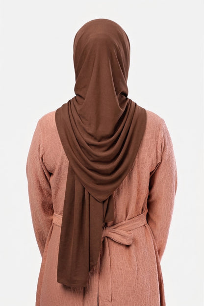 Roselle Rust Orange Modest Dress