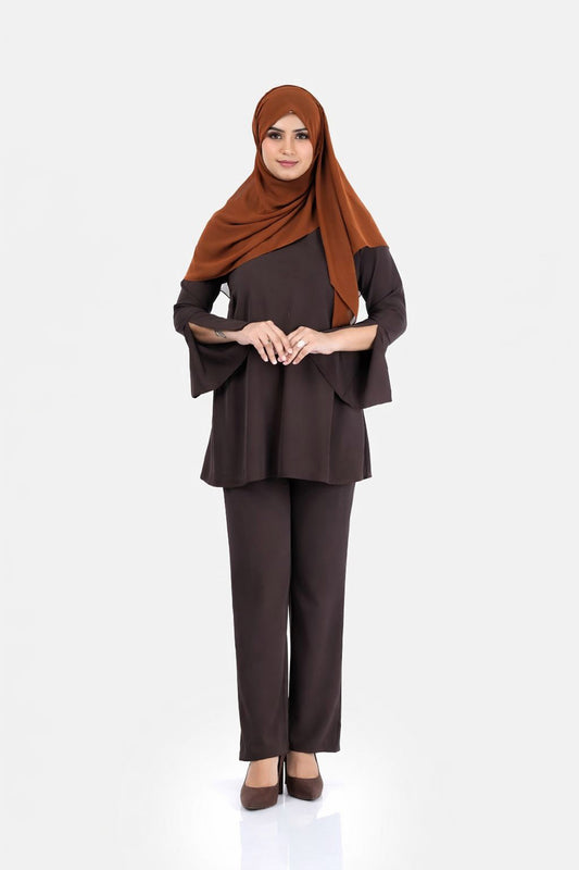 Expresso Brown Elara Cod Set : With Belt