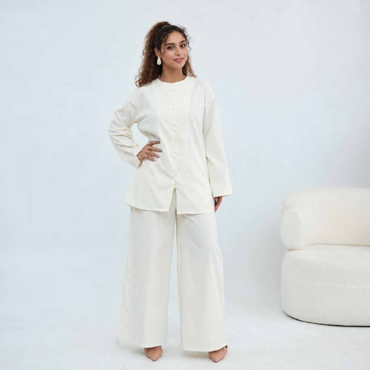 IVORY GRACE CO-ORD SET