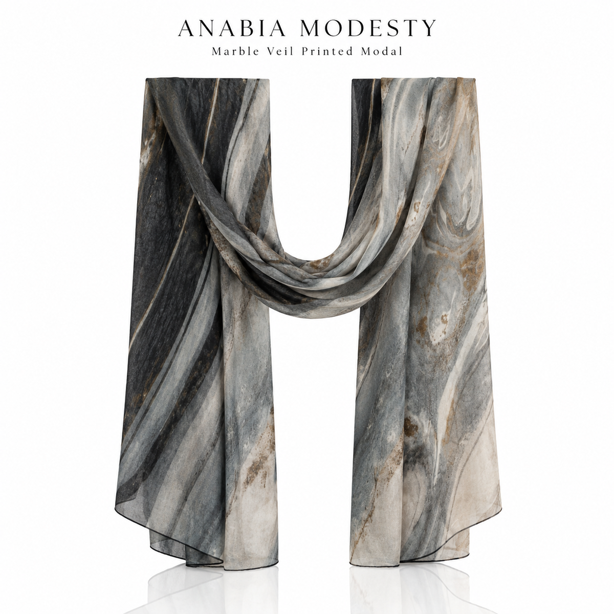 MARBLE VEIL PRINTED MODAL