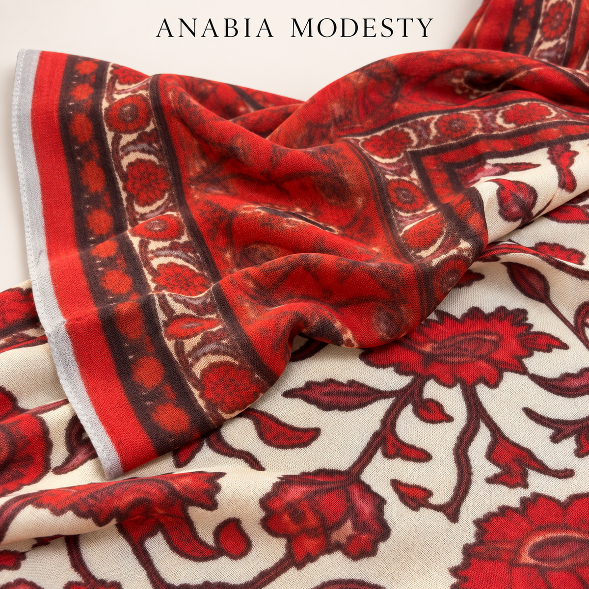 RED RUG PRINTED MODAL