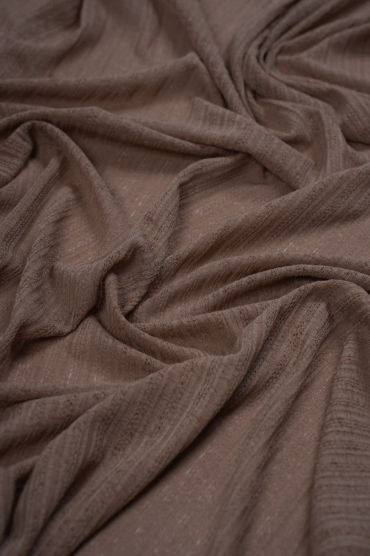 Cacao Jersey Cornskin Hijab – 2 Meter