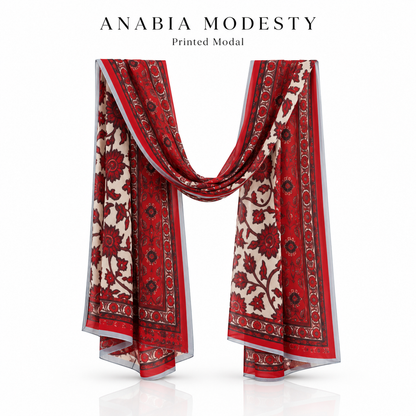RED RUG PRINTED MODAL