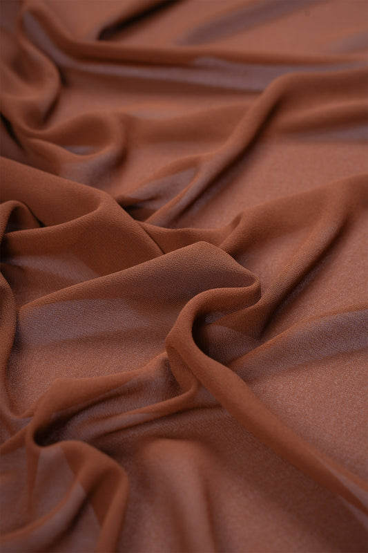 Cocoa Blush Premium Heavy Chiffon Hijab