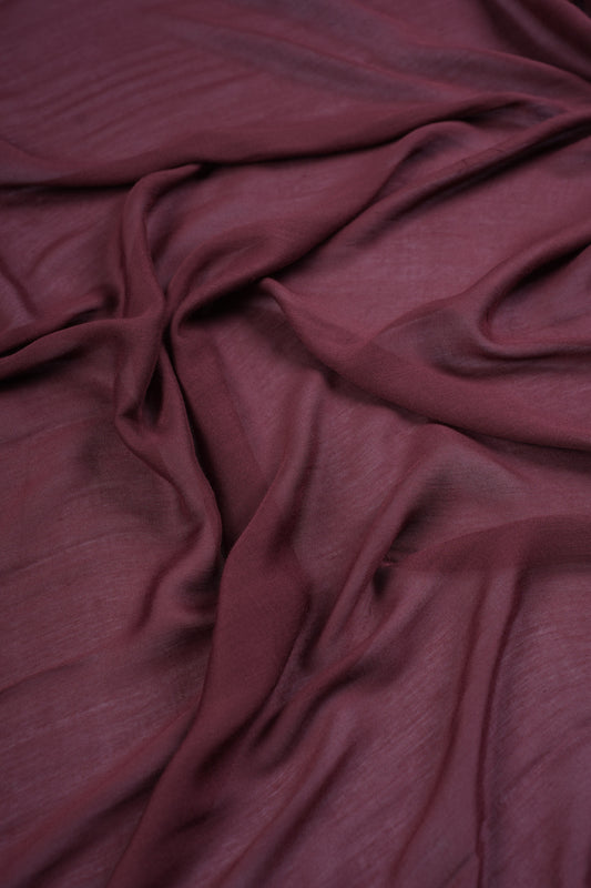 Dark Maroon Luxury Modal Hijab