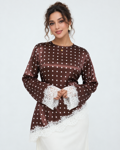 BROWN POLKA DOT