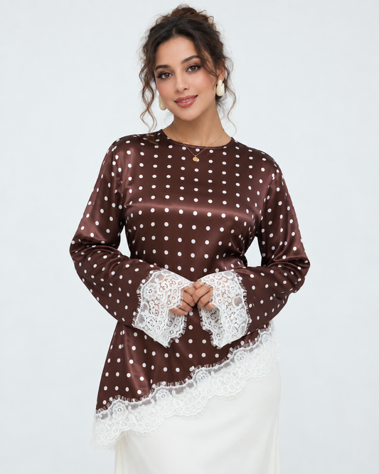 BROWN POLKA DOT