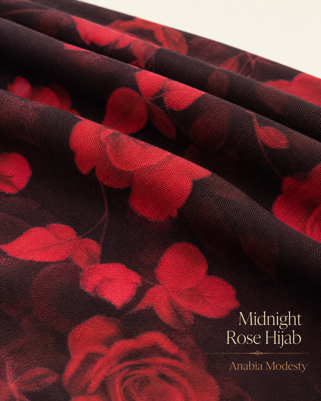 MIDNIGHT ROSE HIJAB