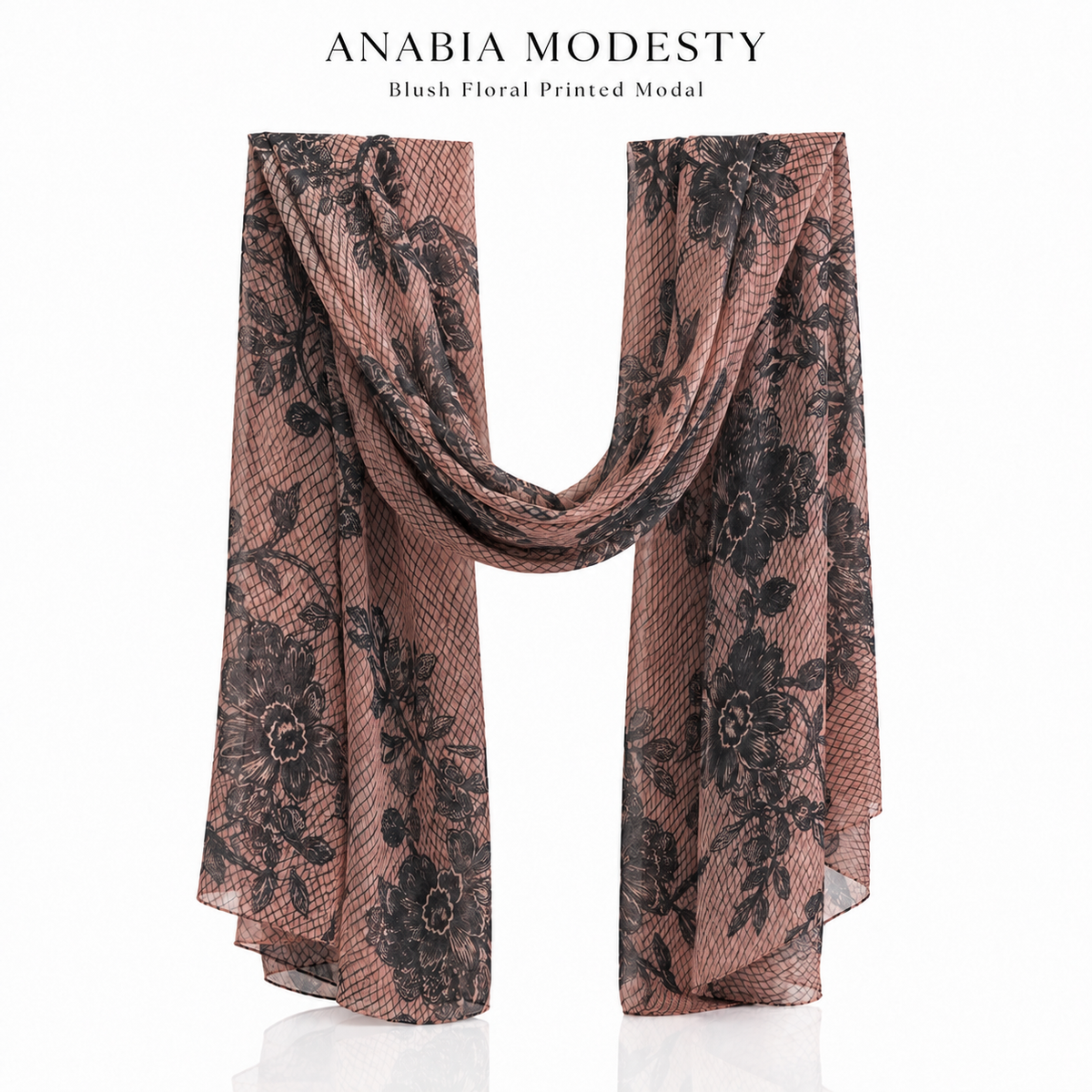 BLUSH FLORAL PRINTED MODAL