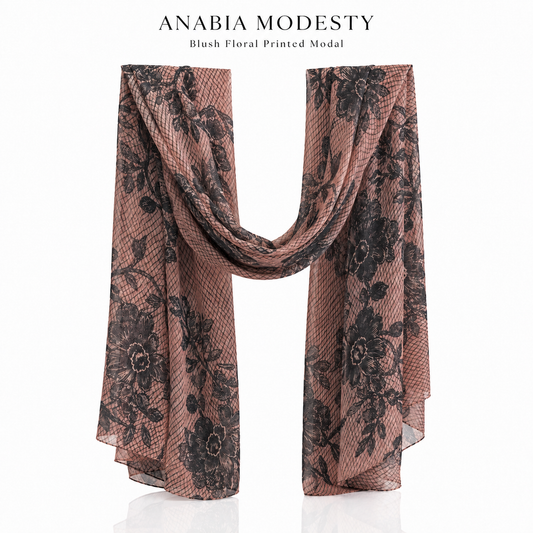 BLUSH FLORAL PRINTED MODAL