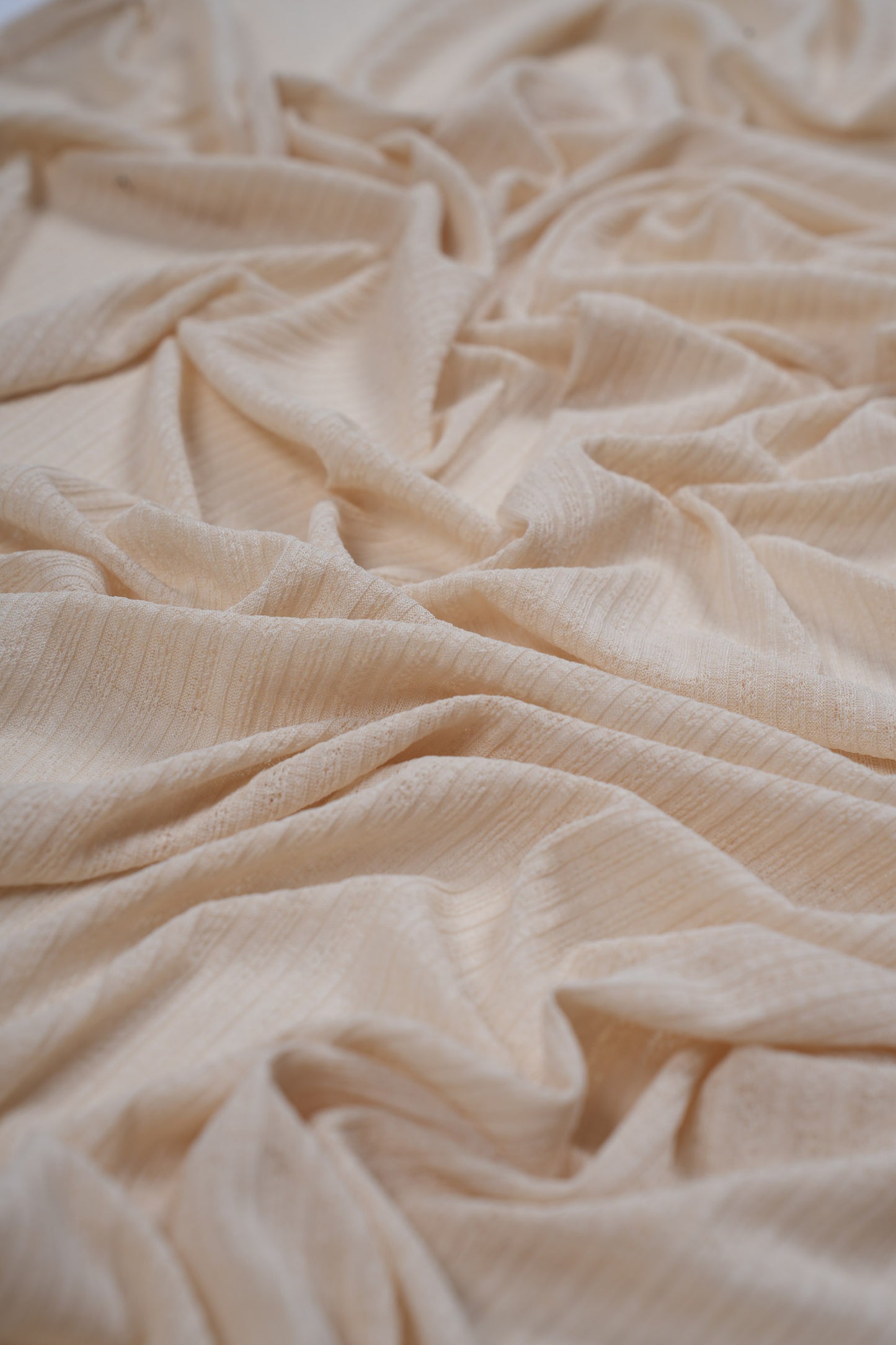 Ivory Jersey Cornskin Hijab – 2 Meter