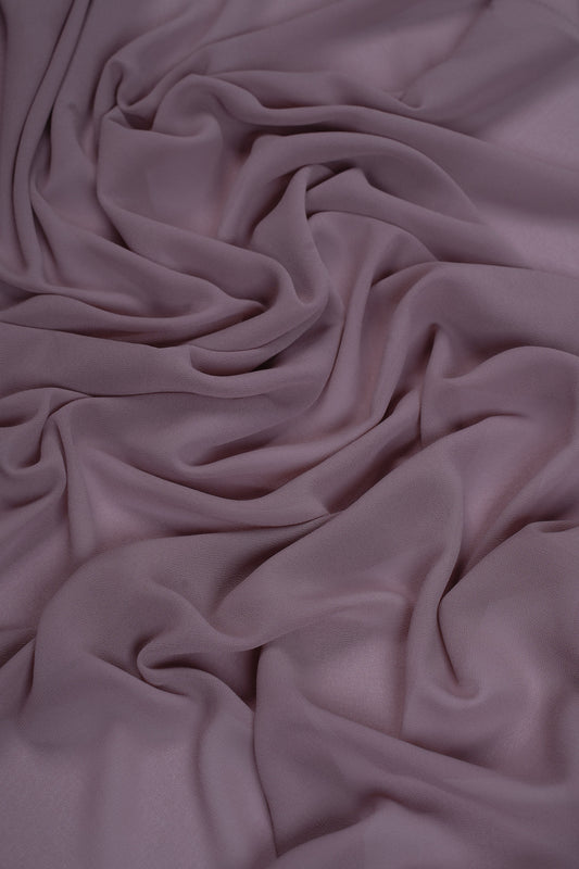 Mauve Taupe Premium Heavy Chiffon Hijab