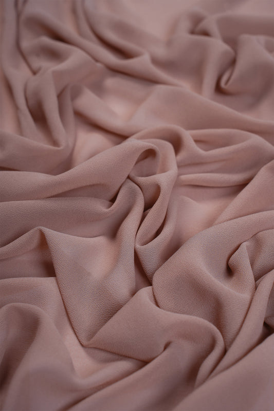 Muted Rosewood Premium Heavy Chiffon Hijab