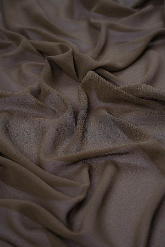 Olive Premium Heavy Chiffon Hijab