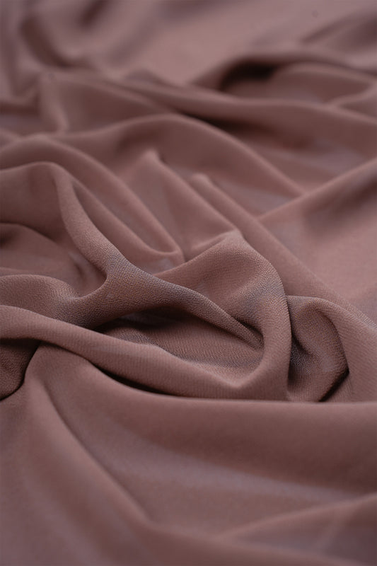 Warm Rose Premium Heavy Chiffon Hijab